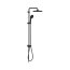 Grohe Tempesta Zestaw prysznicowy natynkowy z deszczownicą matte black 269792431 - zdjęcie 1