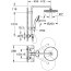 Grohe Tempesta Zestaw prysznicowy termostatyczny natynkowy z deszczownicą matte black 266702431 - zdjęcie 3