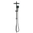 Grohe Vitalio Comfort 250 Zestaw prysznicowy natynkowy z deszczownicą matte black 266982431 - zdjęcie 4