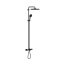 Grohe Vitalio Comfort 250 Zestaw prysznicowy termostatyczny natynkowy z deszczownicą matte black 269842431 - zdjęcie 1