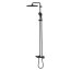 Grohe Vitalio Comfort 250 Zestaw prysznicowy termostatyczny natynkowy z deszczownicą matte black 269842431 - zdjęcie 5