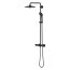 Grohe Vitalio Joy System 260 Zestaw prysznicowy termostatyczny natynkowy z deszczownicą phantom black 26403KF2 - zdjęcie 5