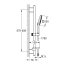 Grohe Vitalio SmartActive 130 Zestaw prysznicowy natynkowy chrom 26596000 - zdjęcie 2