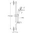 Grohe Vitalio Start 110 Zestaw prysznicowy natynkowy matte black 269542431 - zdjęcie 2