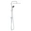 Grohe Vitalio Start System 250 Cube Zestaw prysznicowy natynkowy z deszczownicą chrom 26698000 - zdjęcie 1