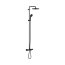 Grohe Vitalio Start System 250 Zestaw prysznicowy termostatyczny natynkowy z deszczownicą matte black 269882431 - zdjęcie 1