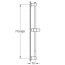 Grohe Vitalio Universal Drążek prysznicowy 90 cm matte black 269612431 - zdjęcie 2
