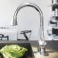 Grohe Zedra Bateria kuchenna z wyciąganą wylewką, chrom 32294001 - zdjęcie 2