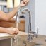 Grohe Zedra Touch Bateria kuchenna elektroniczna z wyciąganą wylewką, chrom 30219001 - zdjęcie 2