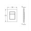 Grohe Zestaw Stelaż WC Rapid SL 2w1 + przycisk WC Skate Cosmopolitan S phantom black GNS112 - zdjęcie 3