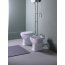 GSI Classic Toaleta WC stojąca odpływ poziomy biała + mocowania 871111+FVB - zdjęcie 4