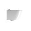 GSI Pura Toaleta WC bez kołnierza krótka biały połysk z powłoką Extraglaze Antibacterial 881611 - zdjęcie 2
