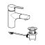 Hansa Ronda Style Bateria umywalkowa chrom 03012173 - zdjęcie 3