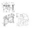 Hansa Stela Bateria nawannowa 3-otworowa z korpusem podtynkowym chrom 57319012+53010200 - zdjęcie 3