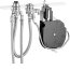 Hansa Stela Bateria nawannowa 3-otworowa z korpusem podtynkowym chrom 57319012+53030200 - zdjęcie 5