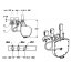 Hansa Stela Bateria nawannowa 3-otworowa z korpusem podtynkowym chrom 57319012+53030200 - zdjęcie 3