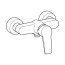 Hansa Twist Bateria prysznicowa natynkowa chrom 09670183  - zdjęcie 3