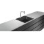 Hansgrohe C51 Combi Zestaw Zlewozmywak granitowy jednokomorowy 56x51 cm + bateria kuchenna + syfon czarny/chrom 43217000 - zdjęcie 1