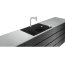 Hansgrohe C51 Combi Zestaw Zlewozmywak granitowy półtorakomorowy 77x51 cm + bateria kuchenna + syfon czarny/chrom 43220000 - zdjęcie 1