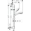 Hansgrohe Croma Select S Zestaw prysznicowy 65 cm chrom/biały 26564400 - zdjęcie 2