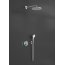 Hansgrohe Croma Zestaw prysznicowy termostatyczny podtynkowy z deszczownicą chrom 27954000 - zdjęcie 2