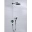 Hansgrohe Croma Zestaw prysznicowy termostatyczny podtynkowy z deszczownicą czarny mat 27961670 - zdjęcie 12