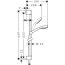 Hansgrohe Crometta 100 Zestaw prysznicowy 65 cm EcoSmart chrom/biały 26655400 - zdjęcie 2