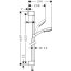 Hansgrohe Crometta 100 Multi Zestaw prysznicowy 65 cm EcoSmart chrom/biały 26653400 - zdjęcie 2