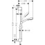 Hansgrohe Crometta 100 Multi Zestaw prysznicowy 90 cm chrom/biały 26656400 - zdjęcie 2