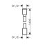 Hansgrohe Designflex Planet Edition Wąż prysznicowy 160 cm piaskowy 28250210 - zdjęcie 2