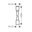 Hansgrohe Designflex Wąż prysznicowy 160 cm czarny mat 28260670 - zdjęcie 2