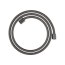 Hansgrohe Designflex Wąż prysznicowy 160 cm czarny chrom szczotkowany 28260340 - zdjęcie 1