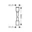 Hansgrohe Designflex Wąż prysznicowy 200 cm biały mat 28230700 - zdjęcie 2