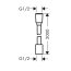Hansgrohe Designflex Wąż prysznicowy 200 cm czarny mat 28230670 - zdjęcie 2