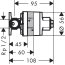 Hansgrohe Element podtynkowy baterii 29239180 - zdjęcie 2
