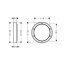 Hansgrohe Element przedłużający 15 cm biały mat 13597700 - zdjęcie 2