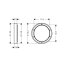 Hansgrohe Element przedłużający 15 cm brąz szczotkowany 13597140 - zdjęcie 2