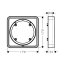 Hansgrohe Element przedłużający 22 mm biały mat 13618700 - zdjęcie 2