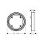 Hansgrohe Element przedłużający 22 mm biały mat 13624700 - zdjęcie 2