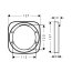 Hansgrohe Element przedłużający biały mat 15597700 - zdjęcie 2