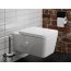 Hansgrohe EluPura Q Zestaw Toaleta WC bez kołnierza AquaFall Flush + deska wolnoopadająca biały połysk z powłoką HygieneEffect 62023450 - zdjęcie 8