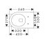 Hansgrohe EluPura S Toaleta WC bez kołnierza AquaFall Flush biały połysk z powłoką SmartClean 61118450 - zdjęcie 3