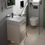 Hansgrohe EluPura S Zestaw Toaleta WC bez kołnierza AquaHelix Flush + deska wolnoopadająca Slim biały połysk z powłoką SmartClean 61115450 - zdjęcie 12