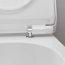 Hansgrohe EluPura S Zestaw Toaleta WC bez kołnierza AquaHelix Flush + deska wolnoopadająca Slim biały połysk z powłoką SmartClean 61115450 - zdjęcie 4