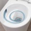 Hansgrohe EluPura S Zestaw Toaleta WC bez kołnierza AquaHelix Flush + deska wolnoopadająca Slim biały połysk z powłoką HygieneEffect 62025450 - zdjęcie 6