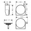 Hansgrohe Exafill S Syfon wannowy z napełnieniem przez przelew + zestaw napełniający chrom 58115180+58117000 - zdjęcie 3