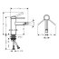 Hansgrohe Finoris Bateria bidetowa czarny mat 76200670 - zdjęcie 2