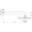Hansgrohe Raindance S 180 Air Deszczownica z ramieniem prysznicowym 18x18 cm chrom 27468000 - zdjęcie 2