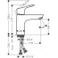 Hansgrohe Focus Bateria umywalkowa chrom 31517000 - zdjęcie 2