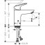 Hansgrohe Logis Bateria umywalkowa czarny mat 71103670 - zdjęcie 3